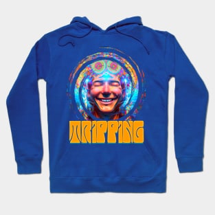 Tripping - Captioned (2) - Trippy Psychedelic Art Hoodie